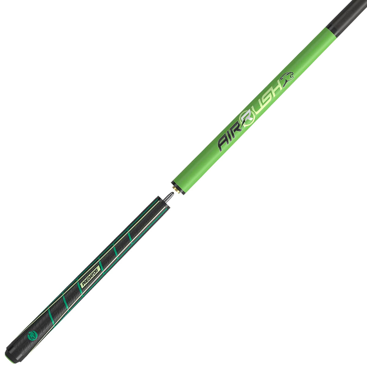 ★新品★PREDATOR★AIR RUSH★NEON GREEN★SW★ Predator Air Rush Neon Green Jump Cue - No Wrap